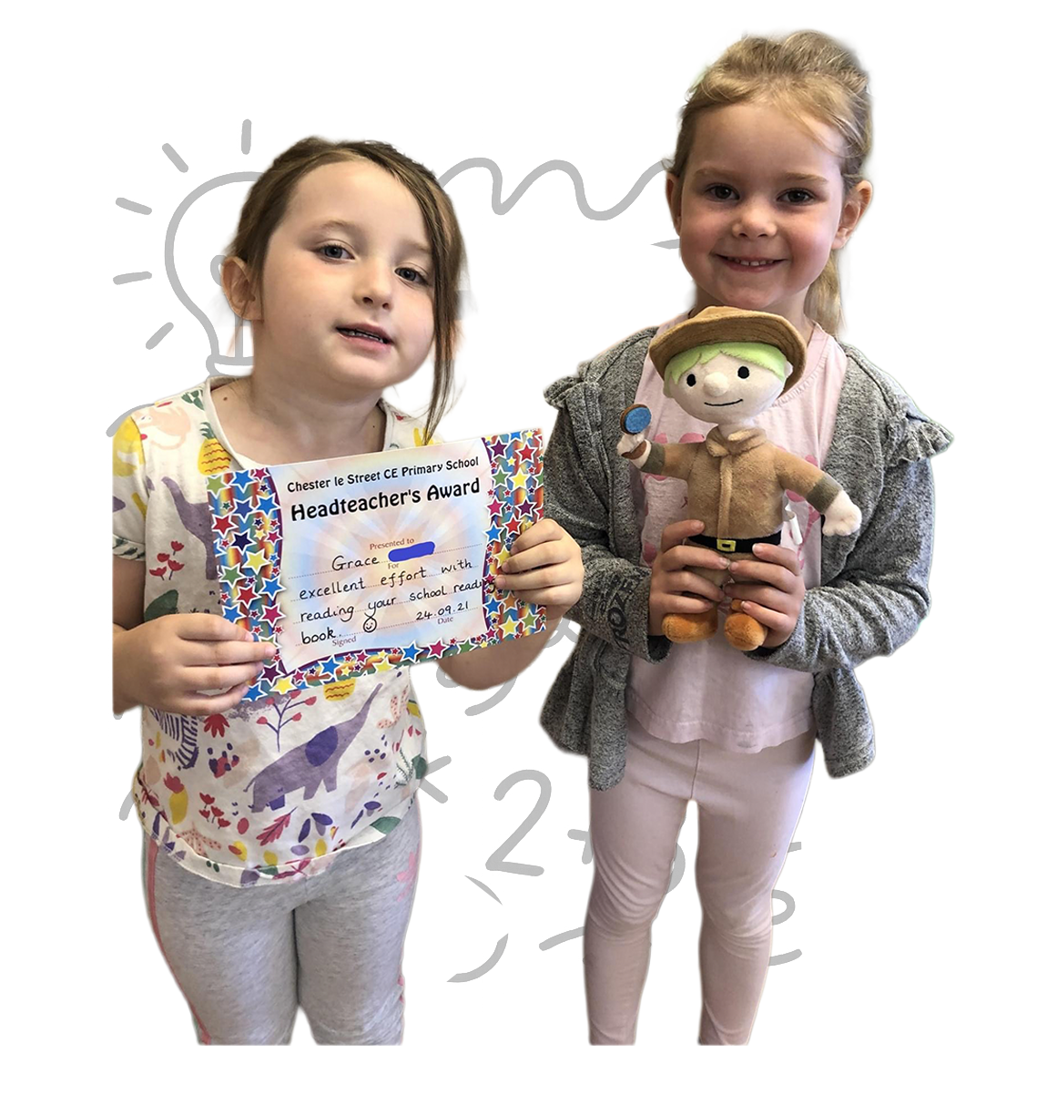 Children exploring a theme-based learning activity