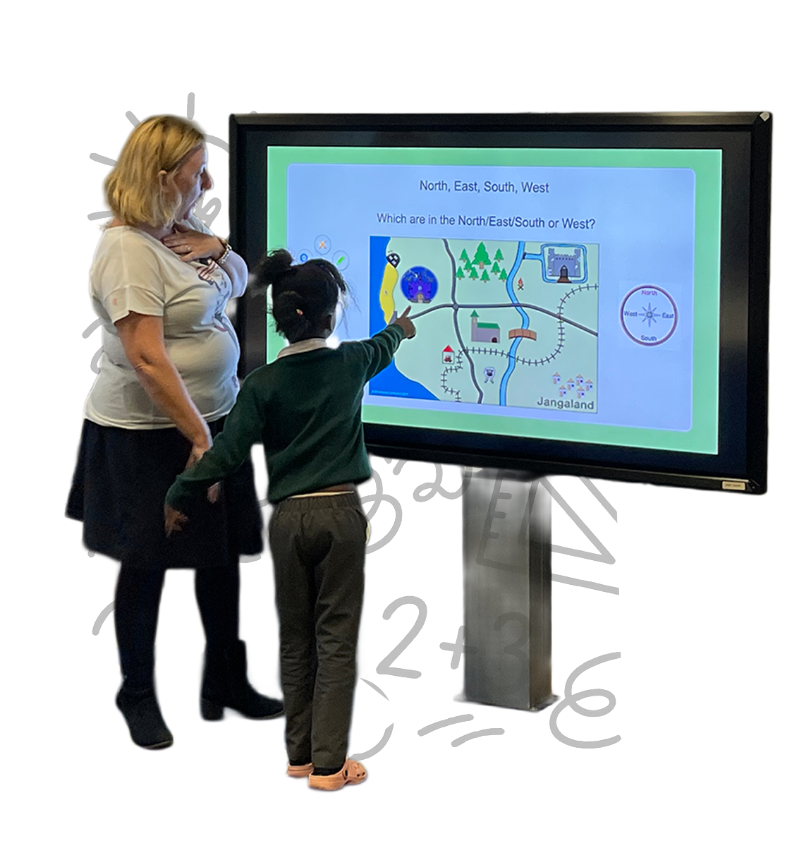 Teacher delivering a Dimensions Curriculum lesson